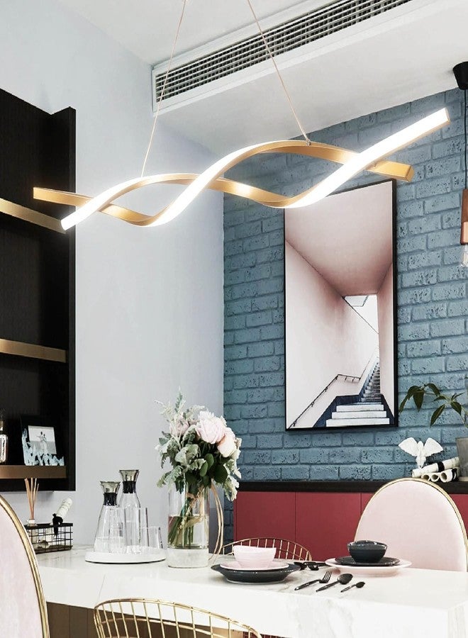 Decor chronicle Gold Chandelier for Living Room Modern, Dining Room, Hanging Lights for Living Room Smart Voice Assist (Google, Alexa), App Control (Warm, Cold, Natural) - Image 4